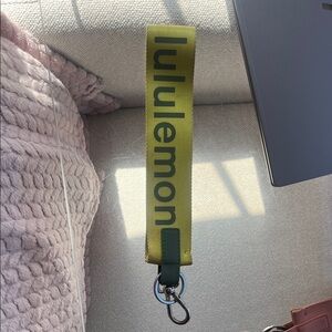 Lululemon Yellow/Green Key Chain